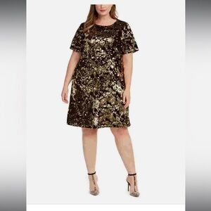 COPY - party gold sequin dress